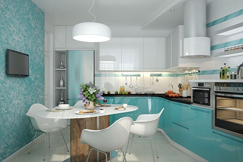 Types of washable wallpaper for the kitchen - According to the material of manufacture