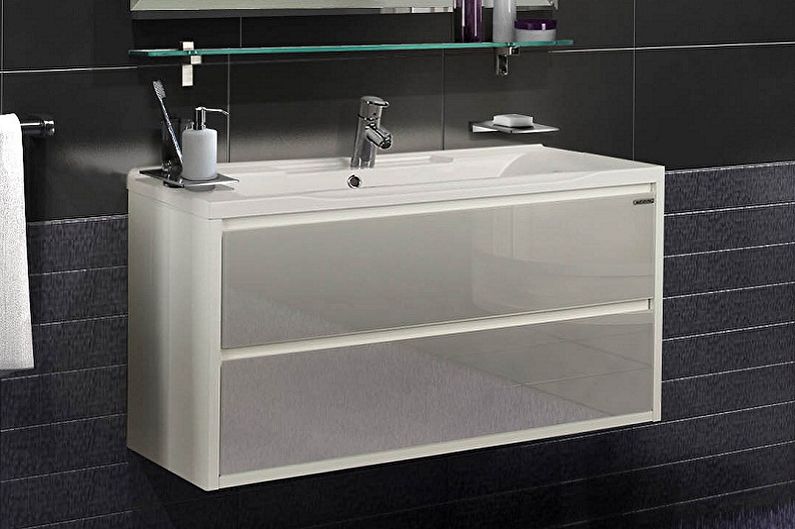 Armari per lavabo del bany - Materials