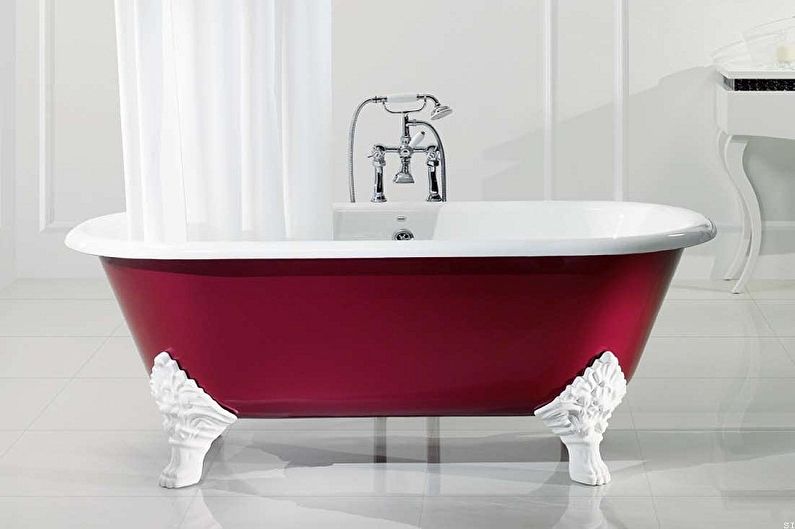 How and how to clean a cast-iron bath?