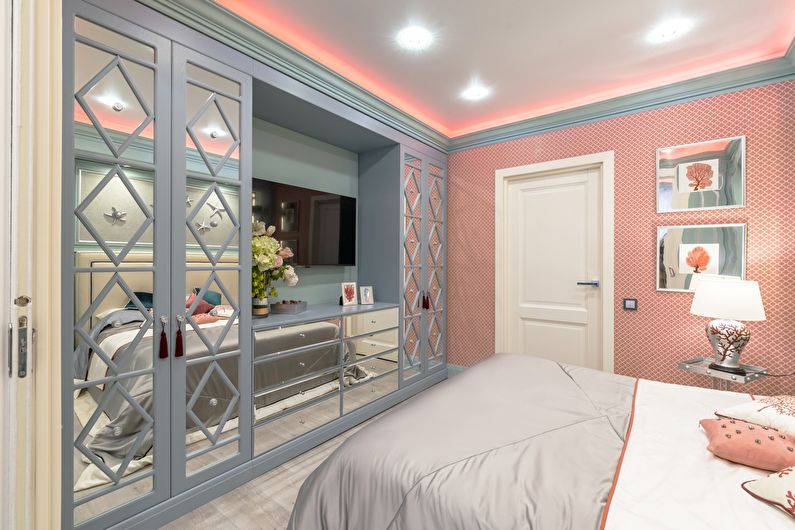 Zoning of a bedroom for parents and a child