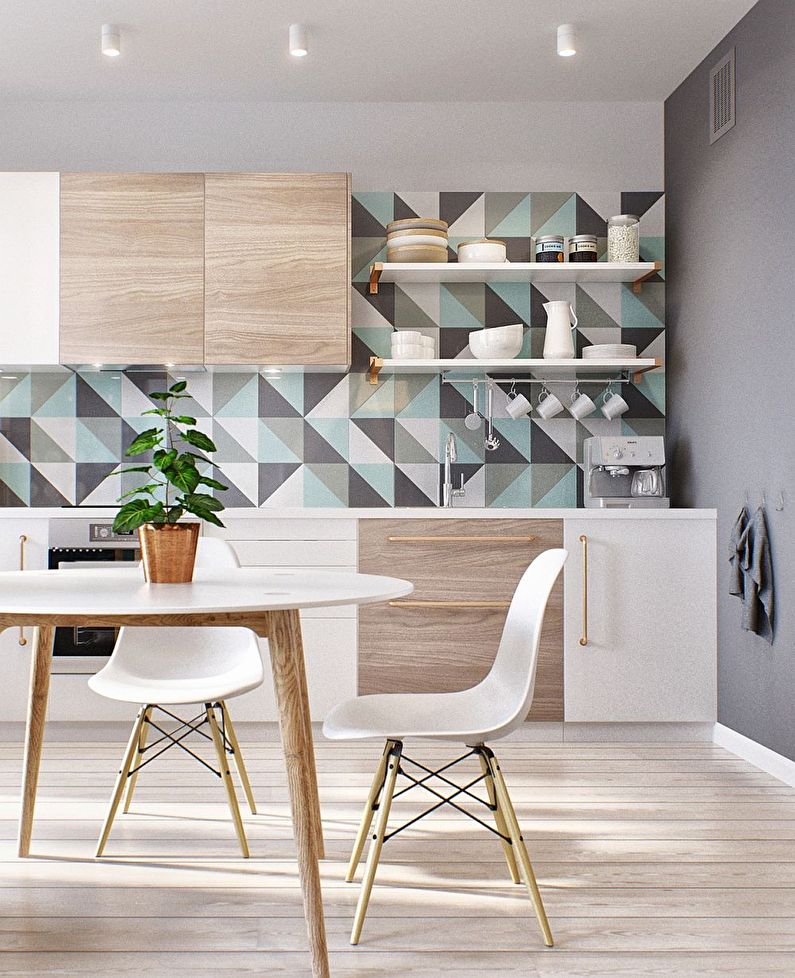 Wall Design - Cucina in stile scandinavo