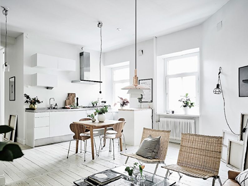 Design a soffitto - Cucina in stile scandinavo