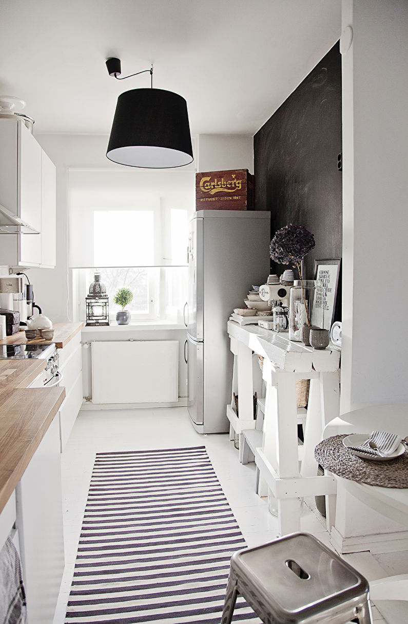 Design de plafond - Cuisine de style scandinave