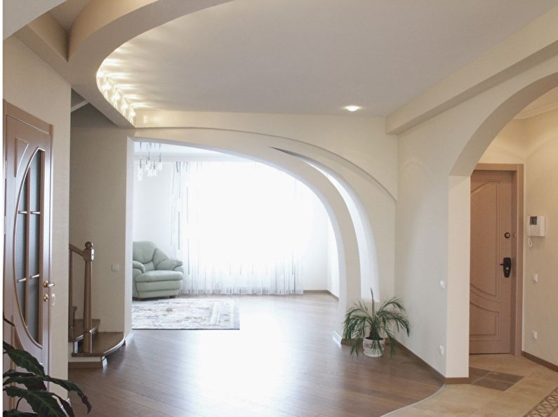 Curved Drywall Archway Entrance - Design