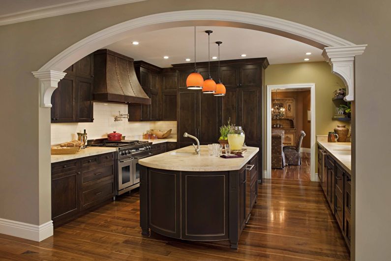 Drywall Arch in the Kitchen - Design