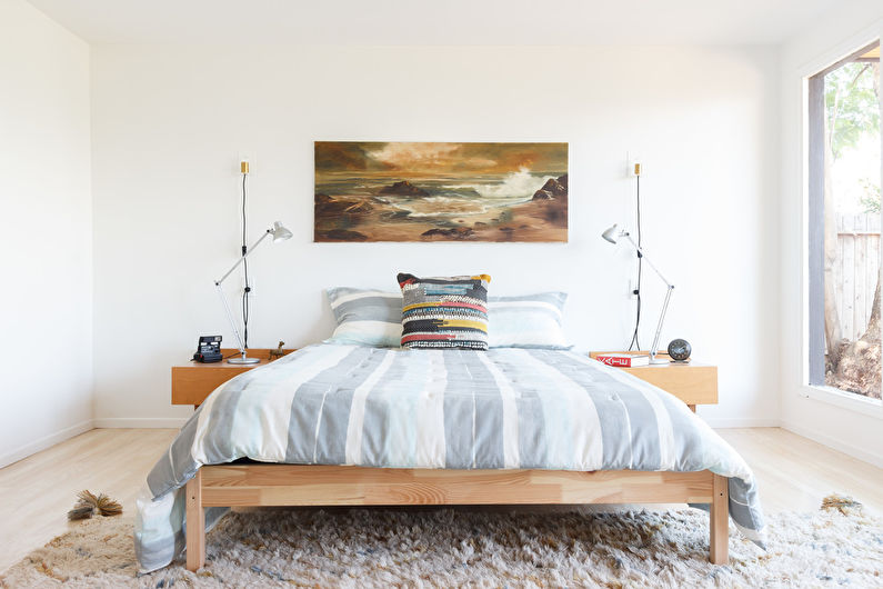 Design de chambre de style scandinave - Meubles