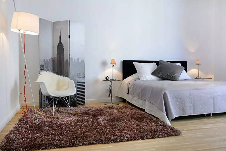 Scandinavian style bedroom interior design - photo