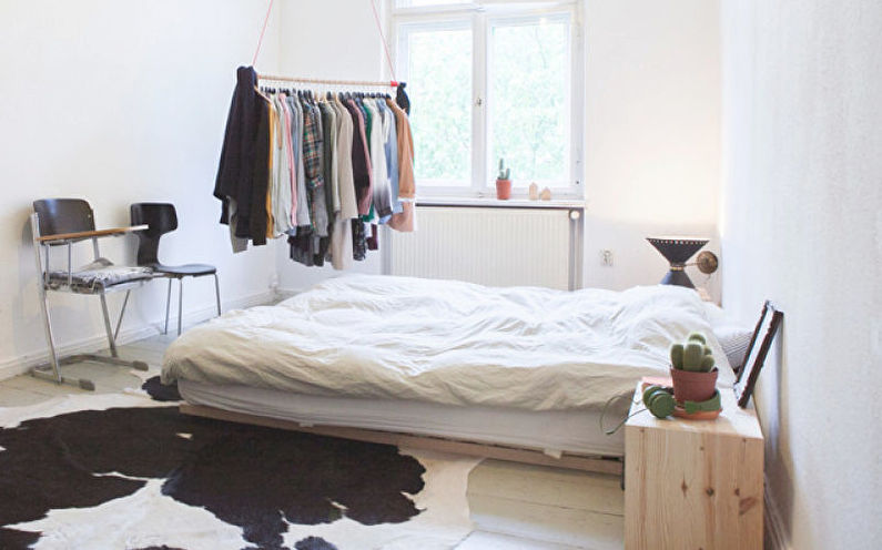 Design d'intérieur de chambre de style scandinave - photo