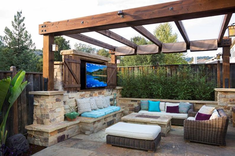 Vai trò của pergola trong thiết kế sân vườn