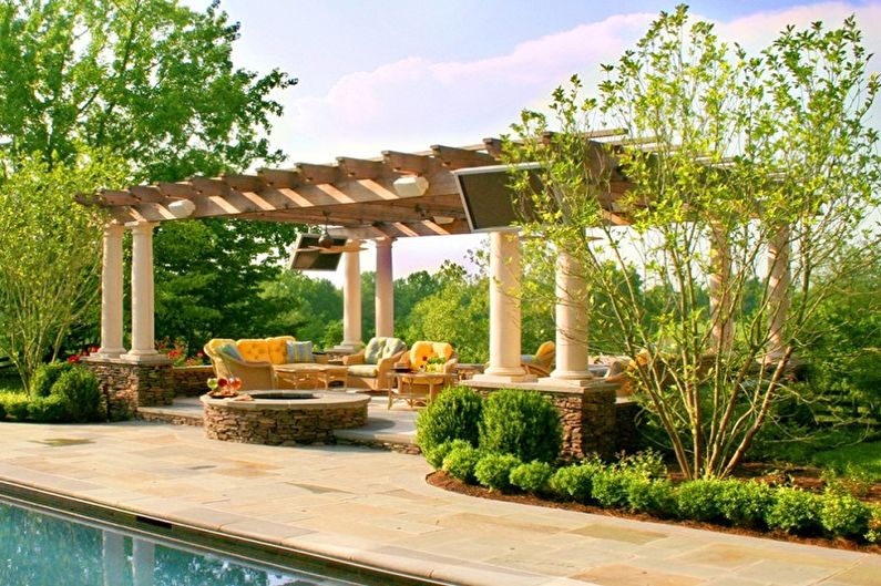 What is pergola made of?