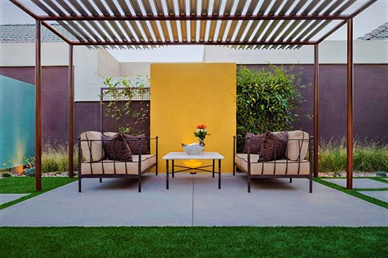 Pergola được làm bằng gì?