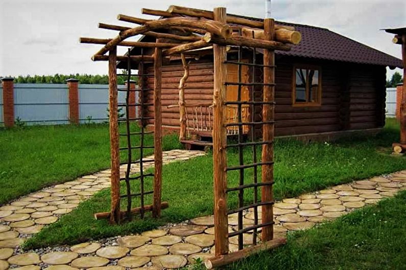 Pergola được làm bằng gì?