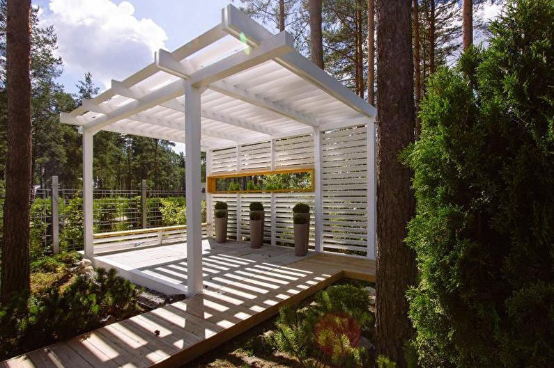 Pergola color scheme