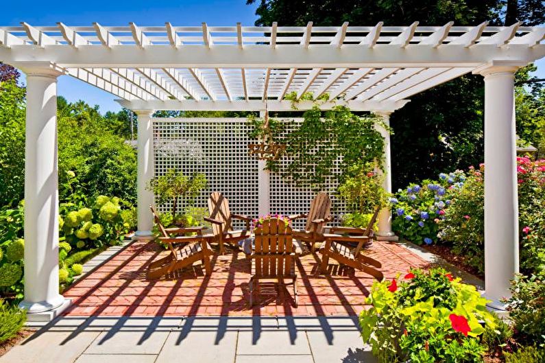 Pergola color scheme