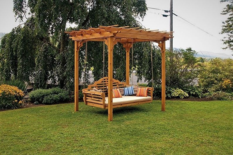 Pergola - kur izvietot