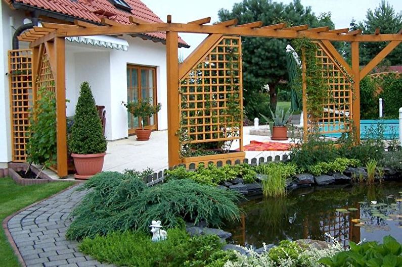 Pergola - kur izvietot