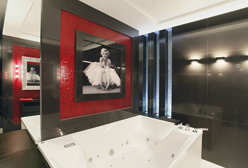 Red on Black Apartment - รูปภาพ 7