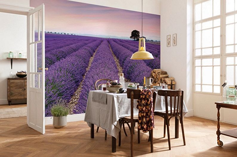 Wallpaper for the kitchen - photo