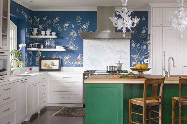 Wallpaper for the kitchen - photo