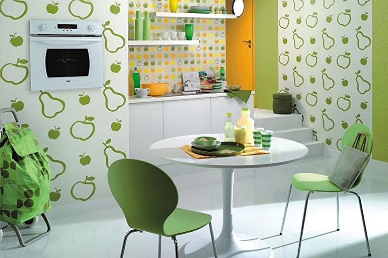 Wallpaper for the kitchen - photo