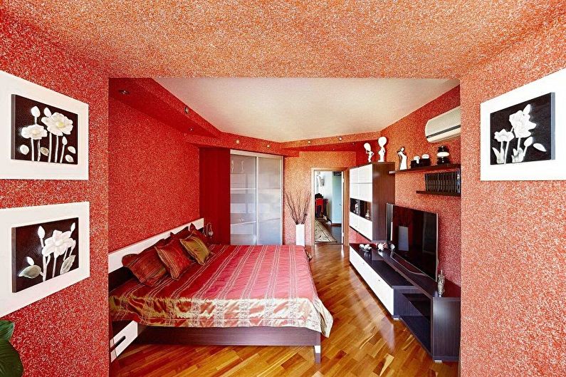 Papel pintado para el dormitorio - foto