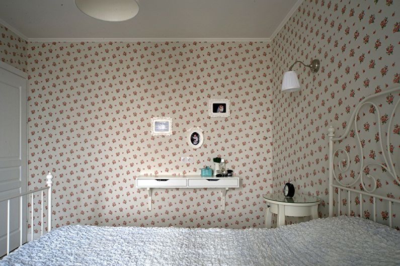 Papel pintado para el dormitorio - foto