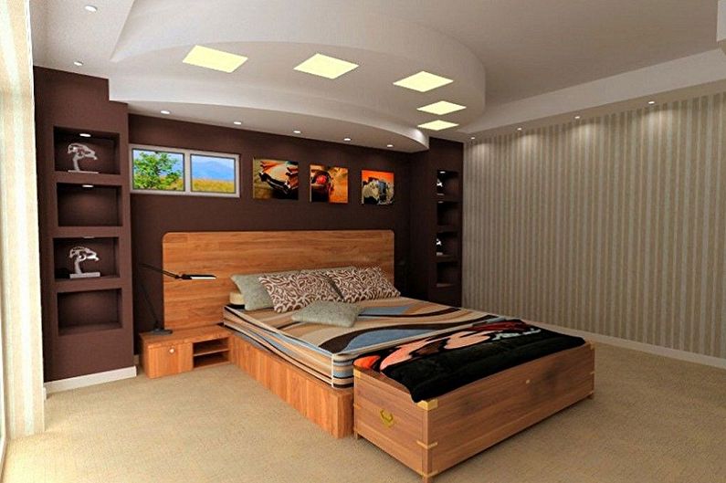 Siling drywall di bilik tidur