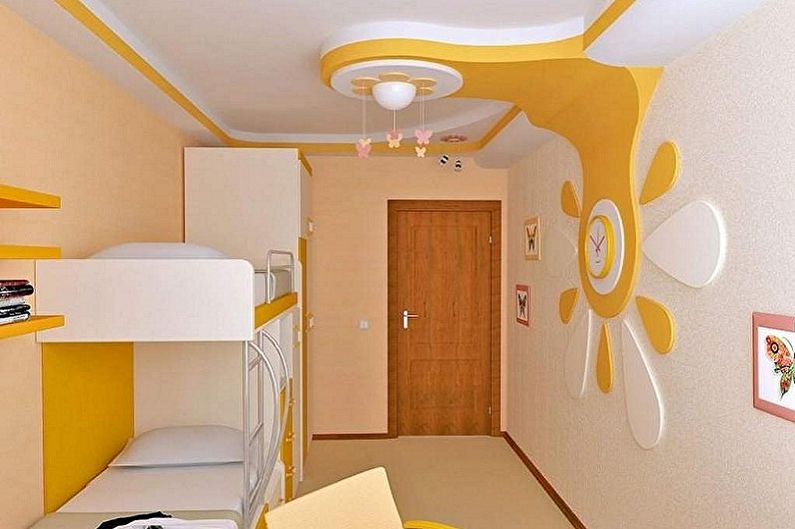 Drywall ceiling design - photo