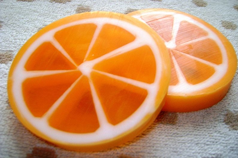 Cách nấu xà phòng tại nhà - Xà phòng Cam Orange Slices