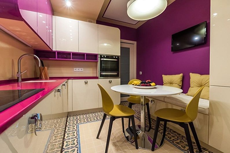 Design de interiores de cozinhas 3 por 4 metros - foto