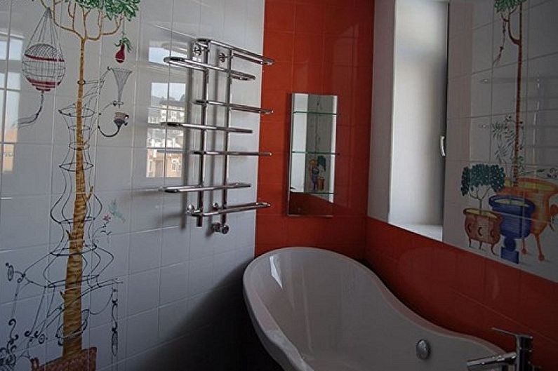 Diseño interior de un baño de 3 m2. - Foto