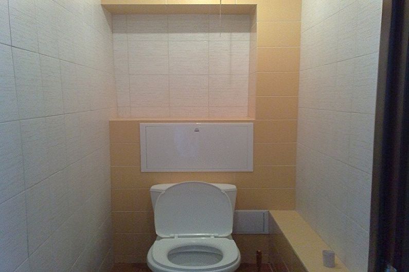 Material für die Wanddekoration in der Toilette - Trockenbau