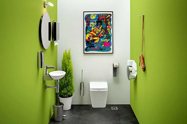 Toilettenwandmaterial - Farbe