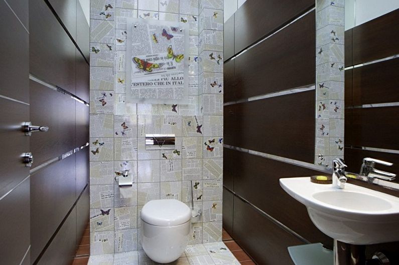 Aménagement intérieur des toilettes à Khrouchtchev - photo