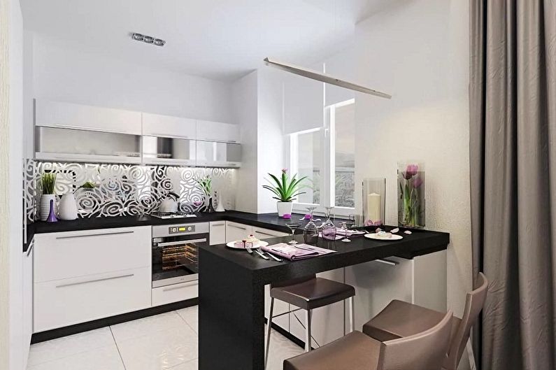 Diseño de cocinas de 3 por 3 metros - Cómo elegir muebles