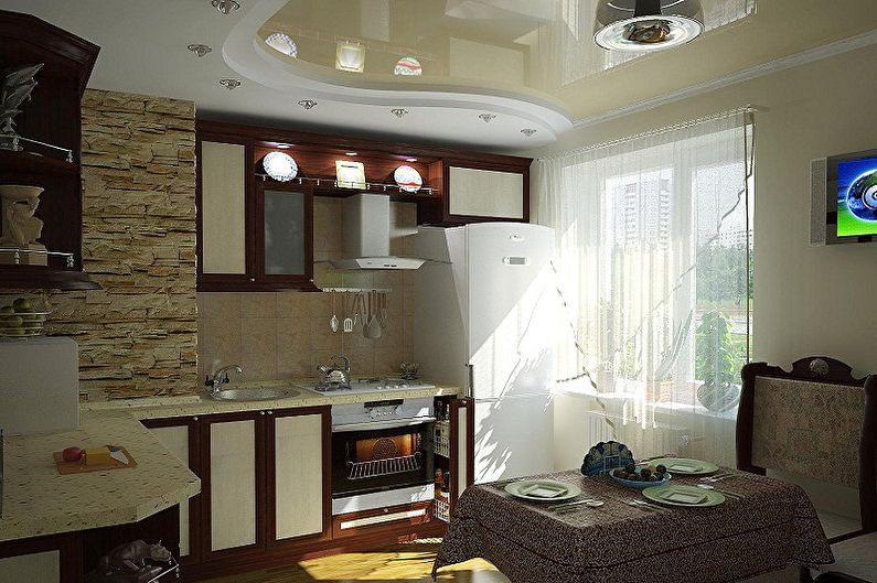 3 by 3 meter kitchen design - Ceiling Finish