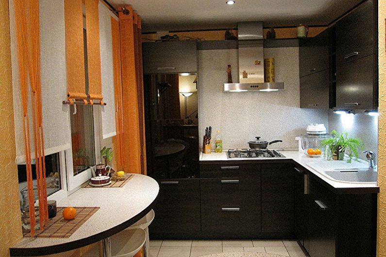 Keuken interieur 3 bij 3 meter - foto