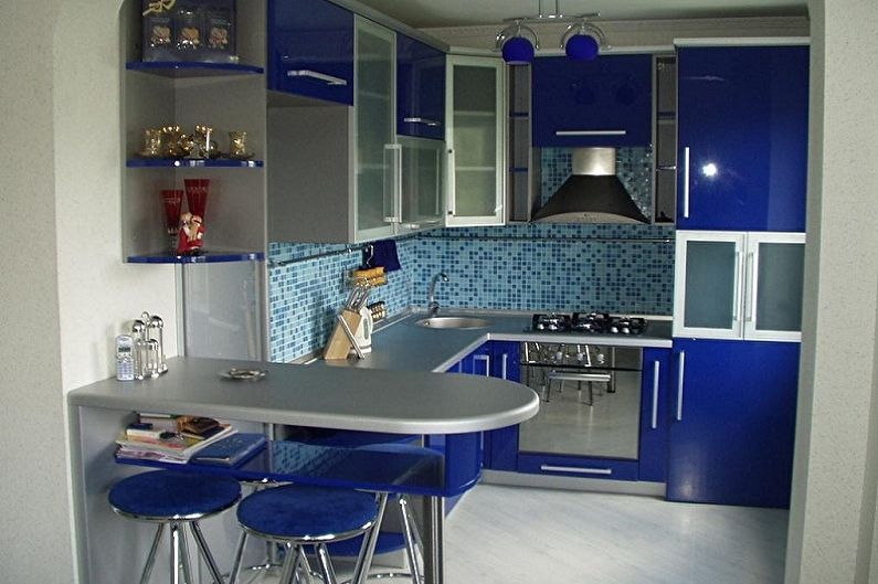 Design d'intérieur de cuisine 3 par 3 mètres - photo