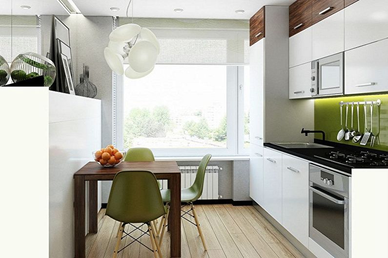 Diseño de interiores de cocina de 3 por 3 metros - foto