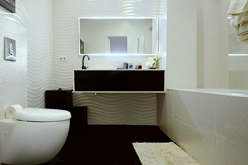 Badezimmer 5 qm im Stil des Minimalismus - Interior Design