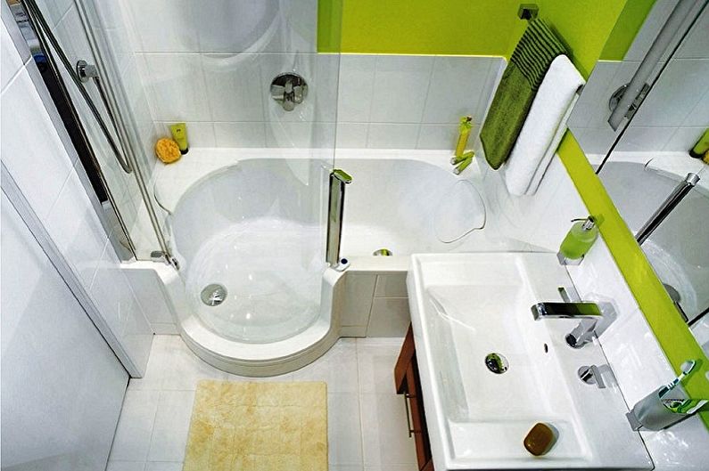 Aménagement intérieur d'une salle de bain de 5 m² - photo