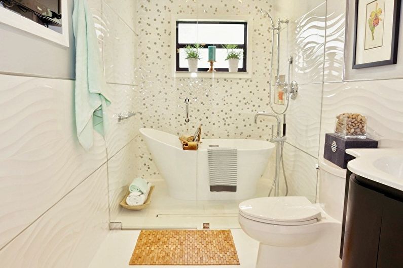 Aménagement intérieur d'une salle de bain de 5 m² - photo