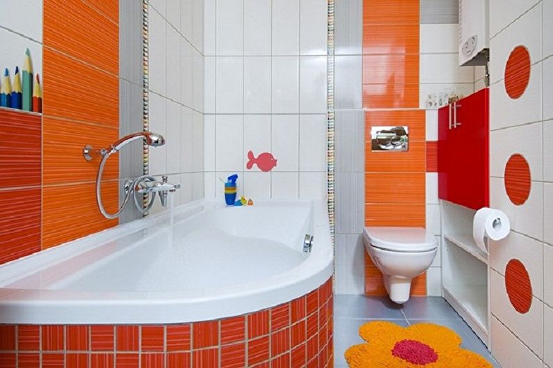 Aménagement intérieur d'une salle de bain de 6 m² - photo