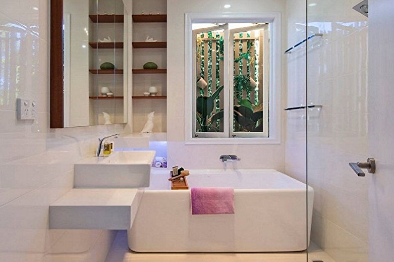 Aménagement intérieur d'une salle de bain de 6 m² - photo