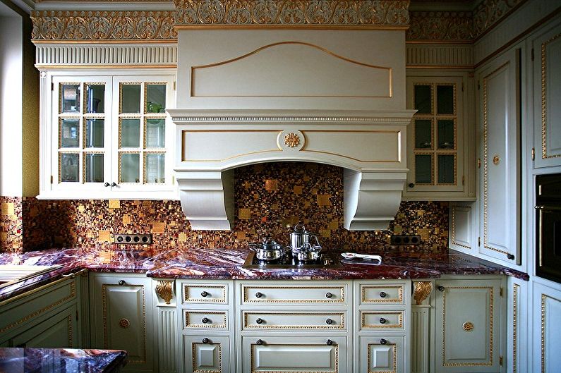 Tablier de cuisine en mosaïque - photo