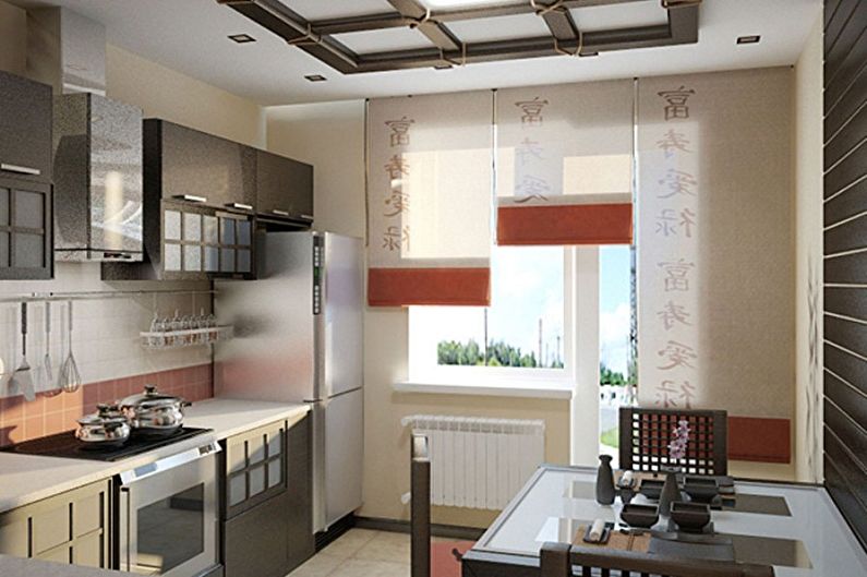 Japanese-style kitchen interior design - photo