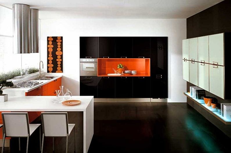 Japanese-style kitchen interior design - photo