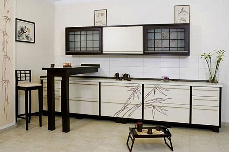 Japanese-style kitchen interior design - photo