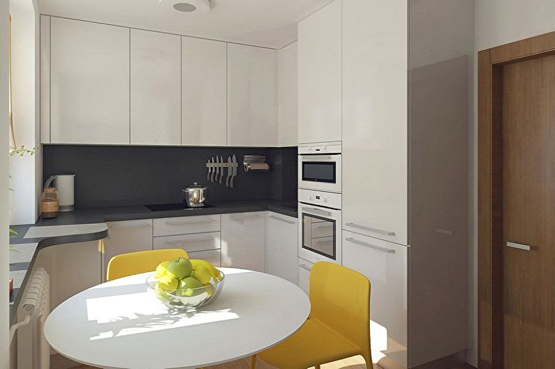 Interior design of a small kitchen - photo