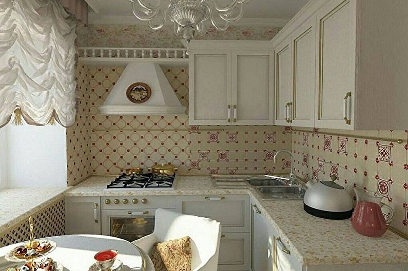 Interior design of a small kitchen - photo